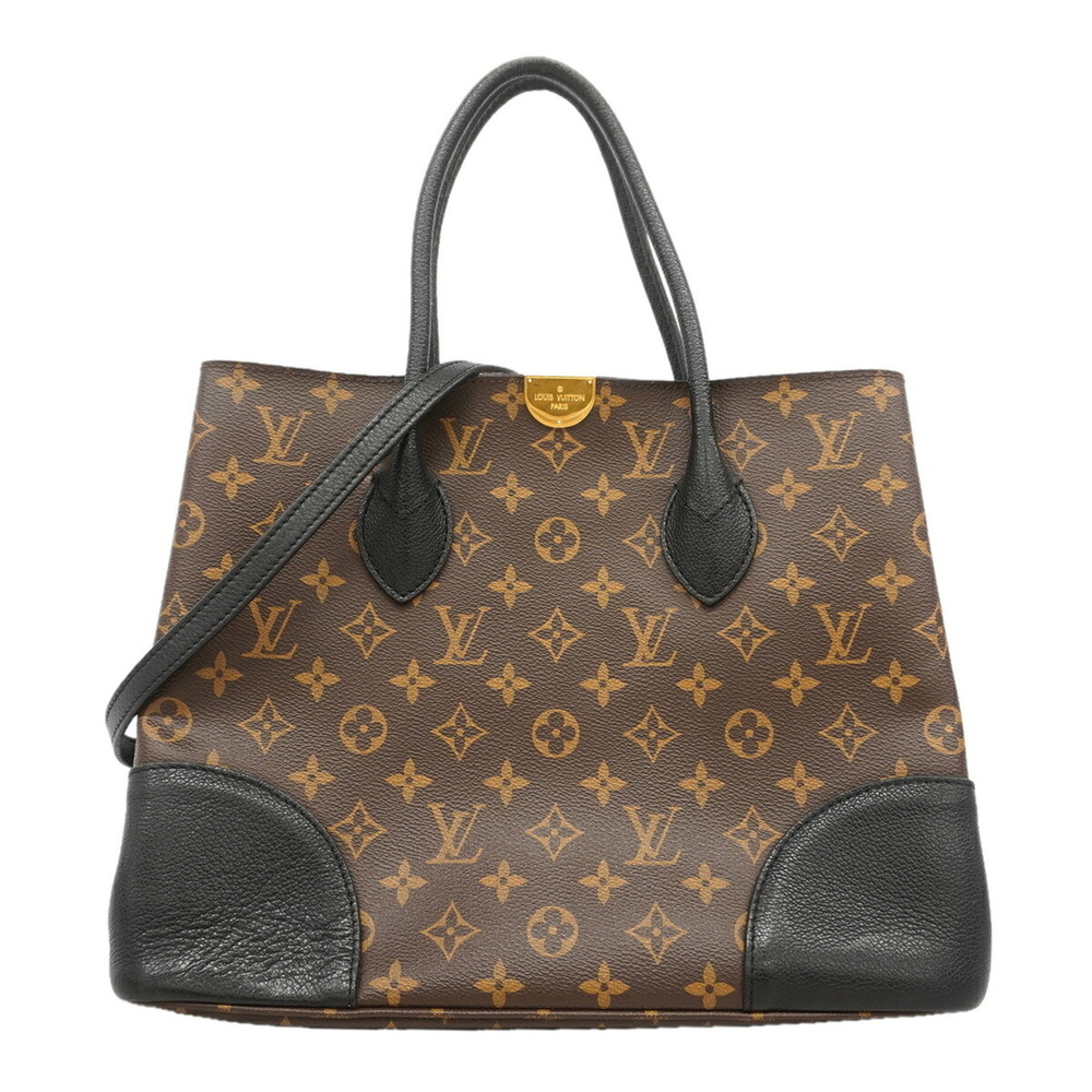 Louis Vuitton Monogram Flandrin Handbag M41595 Brown Noir 2-way bag for women